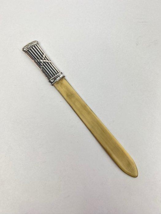 Briefopener - Boekenlegger - Zilver, Been, Antiek en Kunst, Antiek | Zilver en Goud
