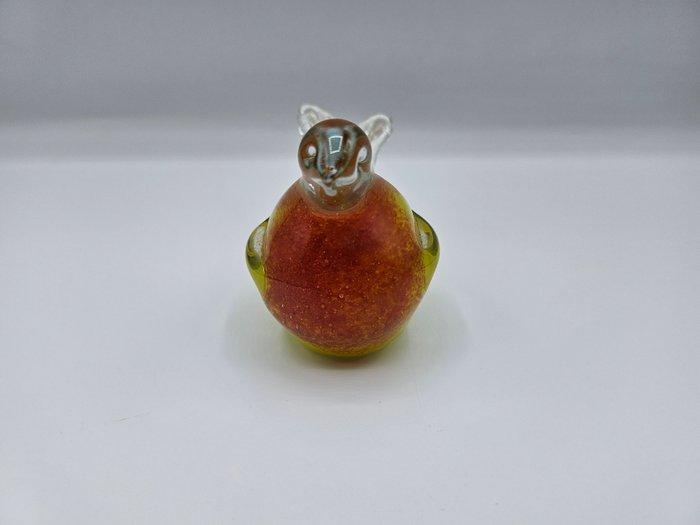 Beeldje, Glazen vogels - 2.5 cm - Glas, Antiek en Kunst, Curiosa en Brocante