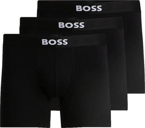 BOSS Boxershorts One 3-Pack Zwart 001 maat XL Heren, Kleding | Heren, Ondergoed, Zwart, Boxer, Verzenden