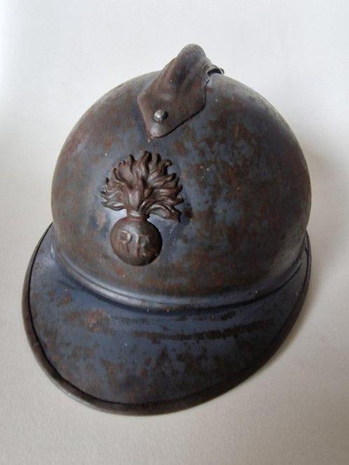 France - Casque militaire - Adrian mod 1915 - Infanterie, Verzamelen, Militaria | Algemeen