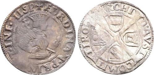 6 Kreuzer Hall o J Habsburg: Ferdinand I, 1526-1564:, Postzegels en Munten, Munten | Europa | Niet-Euromunten, België, Verzenden