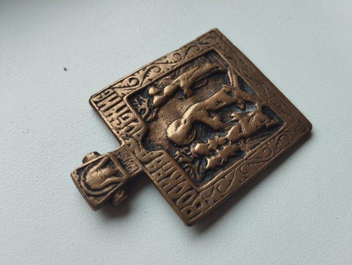 Reis-icoon - Opstanding - Brons, Antiek en Kunst, Kunst | Niet-Westerse kunst