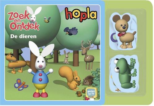 Hopla  -   Zoek en ontdek De dieren 9789463070461, Livres, Livres pour enfants | 0 an et plus, Envoi