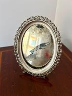 Spiegel- Antieke spiegel in bewerkt zilver - .800 zilver