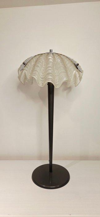 Lampe - Verre, Acier, Antiek en Kunst, Kunst | Designobjecten