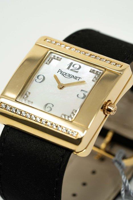 Pequignet - Sorella Collection 18K Yellow Gold Diamonds Free, Handtassen en Accessoires, Horloges | Heren