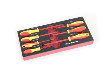 TM 7 Delige VDE Schroevendraaierset foam carbon look inlay, Verzenden