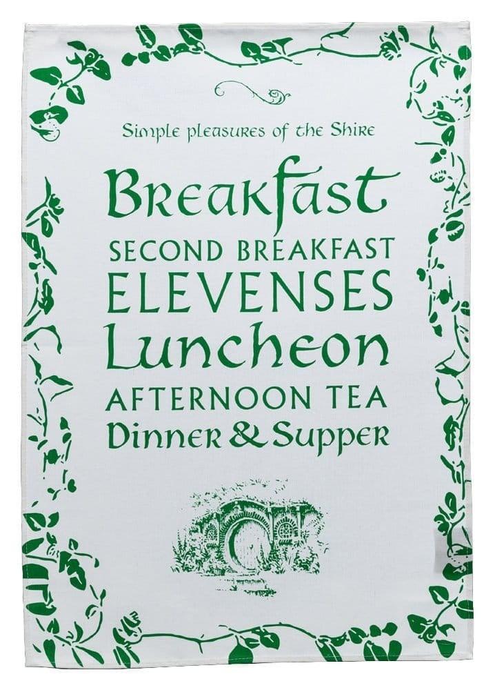 Lord of the Rings Simple Pleasures of the Shire Tea Towel, Verzamelen, Lord of the Rings, Nieuw, Ophalen of Verzenden