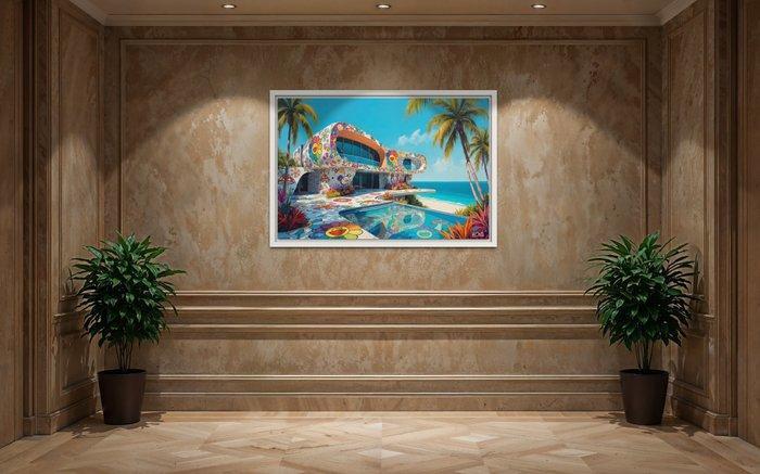 KOYA (1967) - Murakami House Toile 1/1 XL, Antiquités & Art, Art | Peinture | Moderne