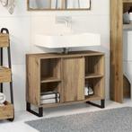 vidaXL Badkamerkast met plank artisanaal eikenkleurig 80 x, Huis en Inrichting, Verzenden, Nieuw