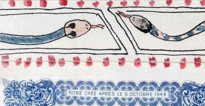 Pierre Alechinsky (1927) - Part Sociale, Antiek en Kunst, Kunst | Designobjecten