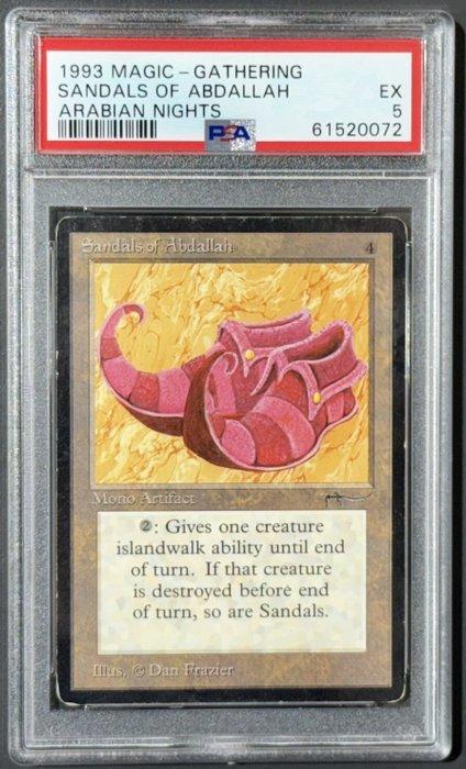 MTG Graded card - Magic: The Gathering - Sandals of Abdallah, Hobby en Vrije tijd, Verzamelkaartspellen | Magic the Gathering