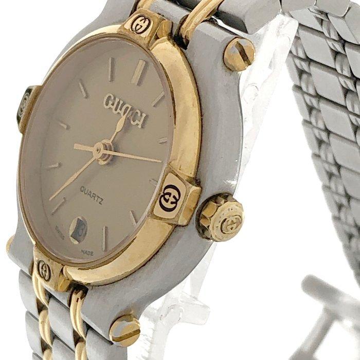Gucci - Gold Steel Date Just - Zonder minimumprijs - 9000L -, Handtassen en Accessoires, Horloges | Heren