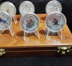 Australië. 2 Estuches Deluxe Serie Lunar I Completa, Postzegels en Munten