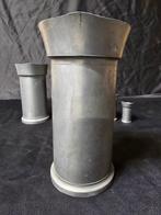 Maatbeker (6) - maatbekers - Tin - Set tinnen maatbekers, Antiek en Kunst, Curiosa en Brocante