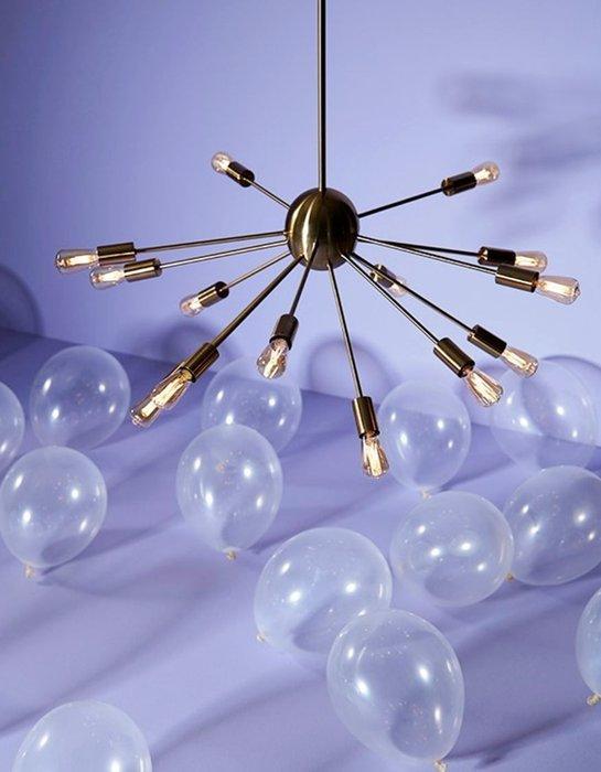 Herstal - Herstal Group - Plafondlamp - Mir Satin Brass -, Antiek en Kunst, Antiek | Verlichting