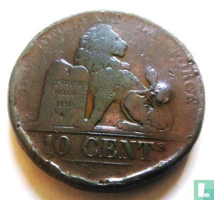 België 10 centime 1847, Postzegels en Munten, Munten | België, Losse munt, Verzenden