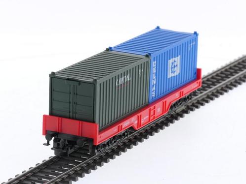 Schaal H0 Märklin Start Up 44700 Containerwagen van de DB.., Hobby & Loisirs créatifs, Trains miniatures | HO, Enlèvement ou Envoi