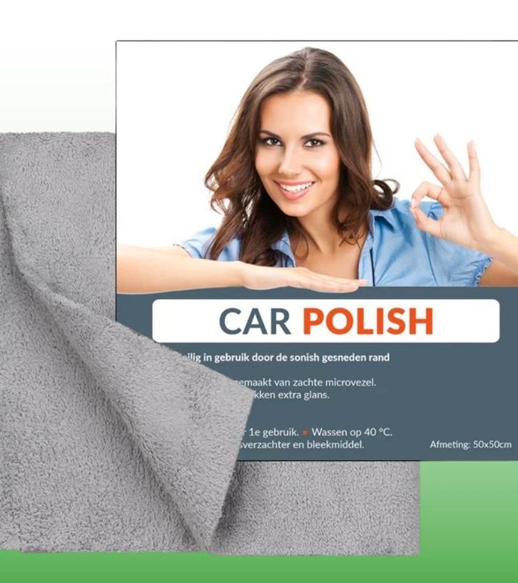 Auto-poleerdoek Car Polish Heavy - Professionele doek voor, Huis en Inrichting, Schoonmaakartikelen, Ophalen of Verzenden