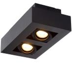 Moderne Dim to Warm LED spot tweevoudig zwart kantelbaar
