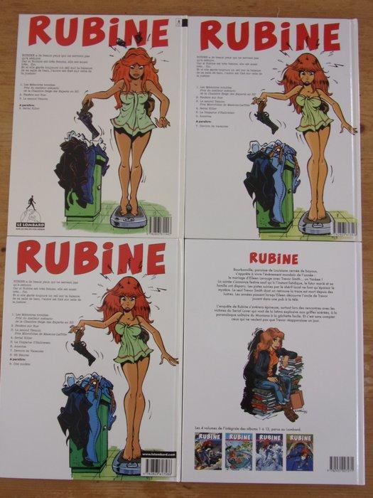 Rubine - 4x C + 2x ex-libris - 4 Album - EO - 1995/2021, Boeken, Stripverhalen