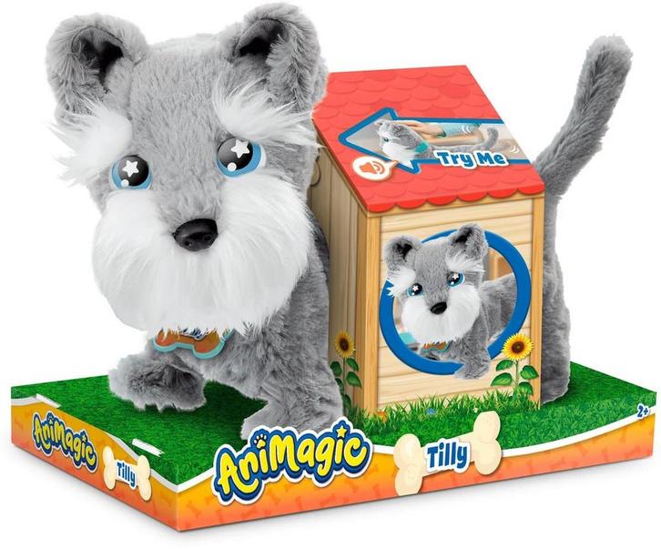 Animagic - Tilly Terrier - Knuffelhond - Interactieve, Kinderen en Baby's, Speelgoed | Overig, Nieuw, Verzenden