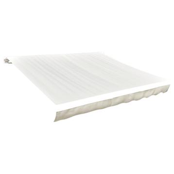 vidaXL Luifeldoek 450x300 cm canvas crème, Verzenden
