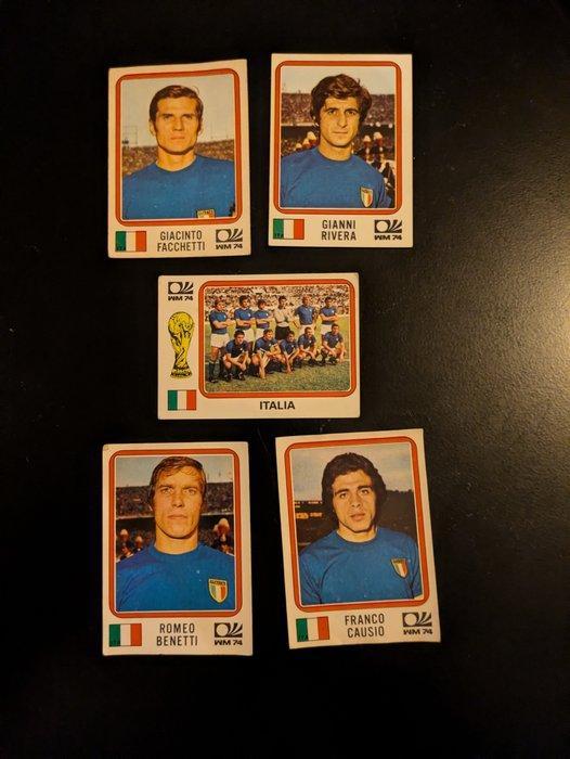 1974 Panini München 74 World Cup Rivera / Faccheti / Team, Verzamelen, Stickers