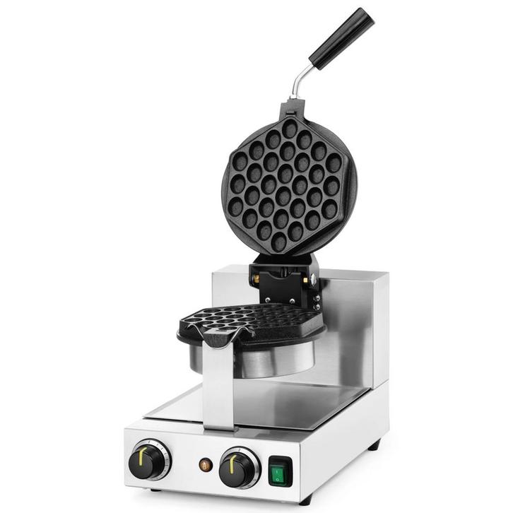 Wafelijzer | Enkel | Bubble Wafels (Ø170mm) | 50°C/220°C |, Zakelijke goederen, Horeca | Keukenapparatuur, Nieuw in verpakking