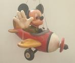 Statue, Mickey Mouse in rode vliegtuig met groene jasje - 50, Nieuw