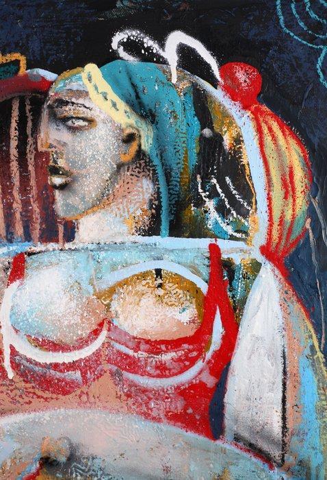 Jone Hopper - Muse sultane, Antiek en Kunst, Kunst | Schilderijen | Modern