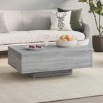vidaXL Salontafel 85x55x31 cm bewerkt hout grijs sonoma, Huis en Inrichting, Tafels | Salontafels, Verzenden, Nieuw