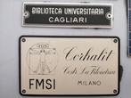 Emaille bord - Industrieel - Italië - jaren zestig -