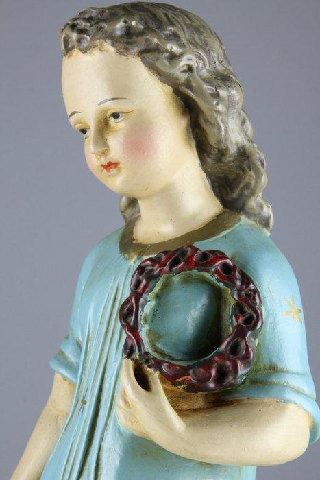 Beeld, Christ Salvator Mundi - 45 cm - Gips, Antiquités & Art, Art | Art non-occidental