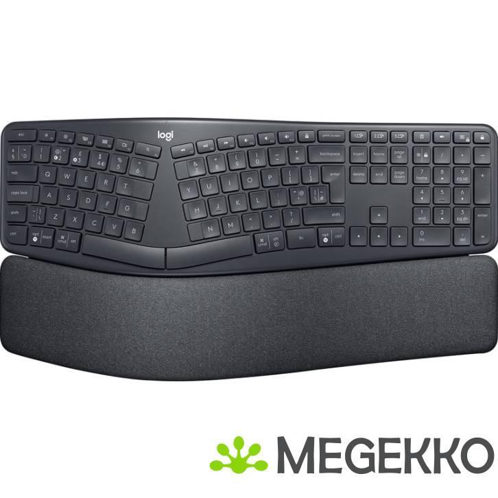 Logitech Ergo K860 Draadloos Zwart, Computers en Software, Toetsenborden, Nieuw, Verzenden