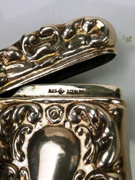 Vesta doosje - .925 zilver - Etui van 925 zilver, Antiek en Kunst, Antiek | Zilver en Goud