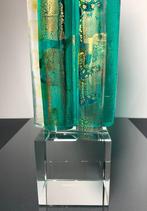 Maxence Parot - Vaas - Sculptuur uniek of 38 cm - Glas,, Antiek en Kunst