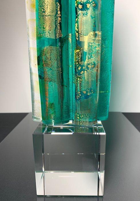 Maxence Parot - Vaas - Sculptuur uniek of 38 cm - Glas,, Antiek en Kunst, Antiek | Glaswerk en Kristal