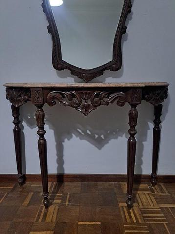 Console (2) - Bois, Marbre