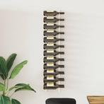 vidaXL Wijnrek voor 24 flessen wandmontage ijzer wit, Verzenden, Nieuw