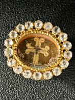 Reliekhouder - Verguld messing - 1850-1900 - Sint-Croix van