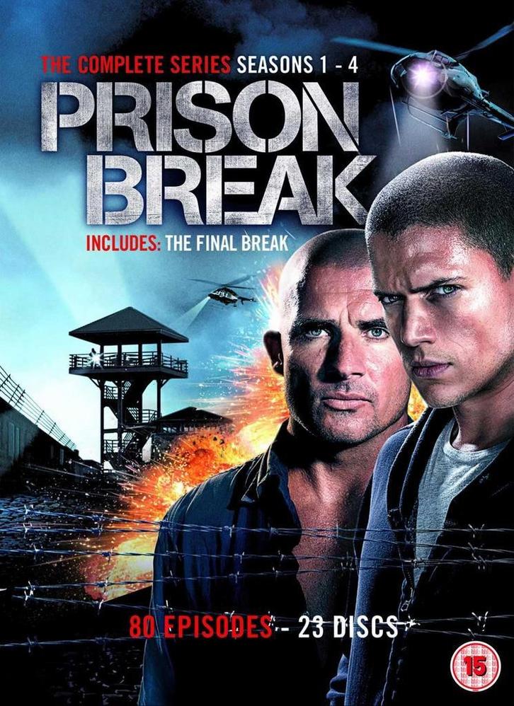 Prison Break 1-4 + the Final Break -        Gratis verzenden, Cd's en Dvd's, Dvd's | Tv en Series, Gebruikt, Boxset, Overige genres