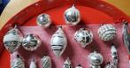 Boules de Noël (31) - Verre - 30 anciennes boules de Noël, Diversen, Kerst, Nieuw