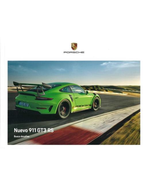 2019 PORSCHE 911 GT3 RS HARDCOVER BROCHURE SPAANS, Boeken, Auto's | Folders en Tijdschriften