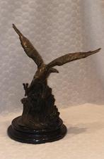 Sculpture, Bronze sculpture, hunting eagle - 30 cm - Bronze, Antiek en Kunst