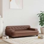 vidaXL Hondenmand 90x53x30 cm kunstleer bruin, Verzenden, Nieuw