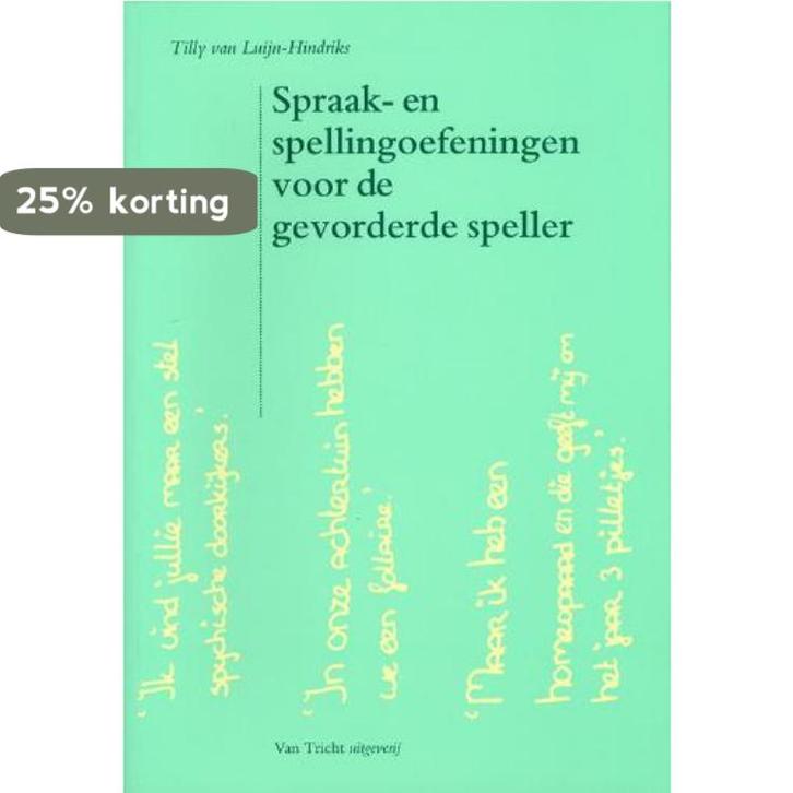 Spraak- en spellingoefeningen voor de gevorderde speller, Boeken, Studieboeken en Cursussen, Zo goed als nieuw, Verzenden