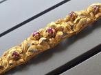 Armband - 18 karaat Geel goud Robijn - Robijn, Handtassen en Accessoires, Nieuw