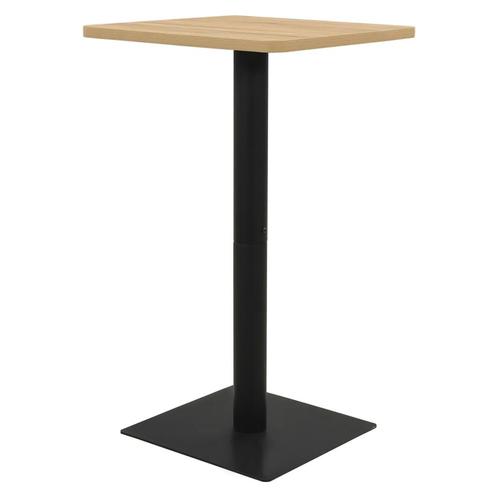 vidaXL Bistrotafel 70x70x107 cm eikenkleurig, Huis en Inrichting, Tafels | Eettafels, Nieuw, Verzenden