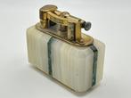 Dunhill - Dunhill Table Lighter in onice con inserti di, Verzamelen, Rookartikelen, Aanstekers en Luciferdoosjes, Nieuw